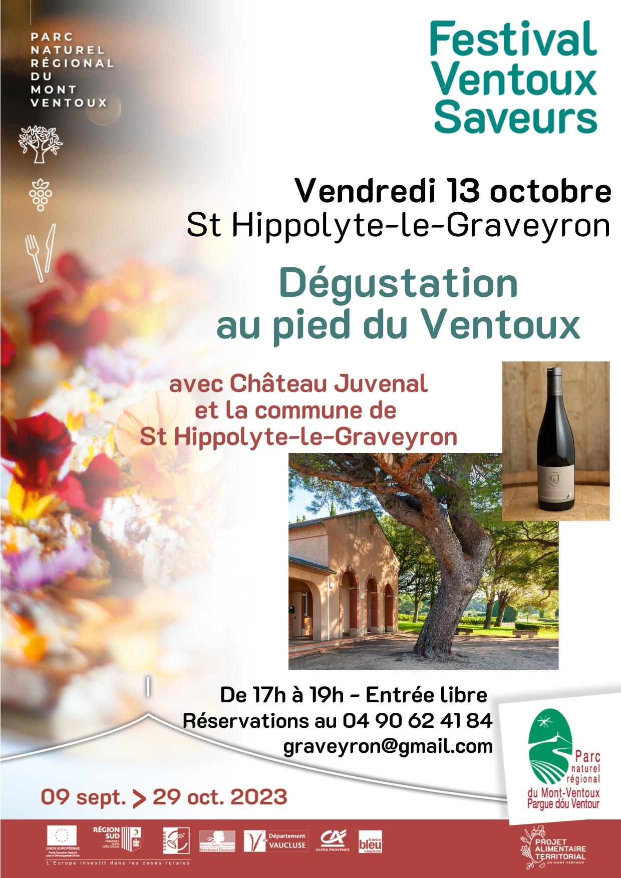 Affichette a3 oct 13 st hippolyte degustation juvenal