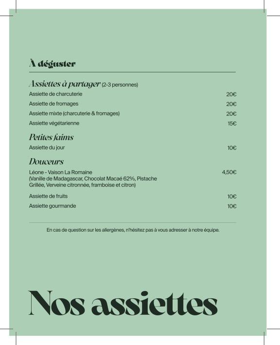 Menu juvenal